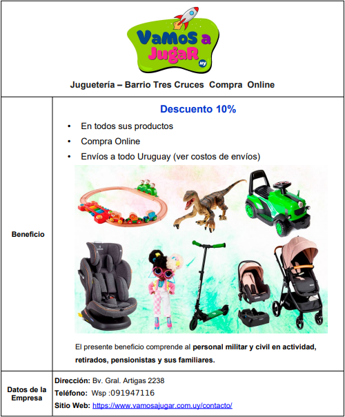 Vamos a jugar jugueteria online store